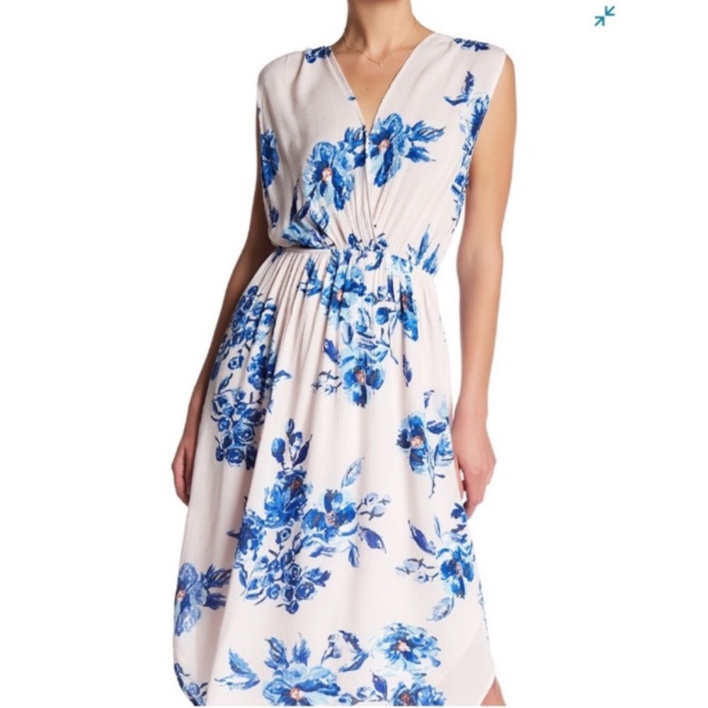 🌸CHARLES HENRY🌸SLEEVELESS FLORAL PRINT DRESS🌸